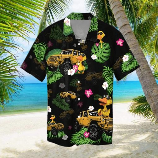 Jeep And Duck Tropical Hawaiian Shirt