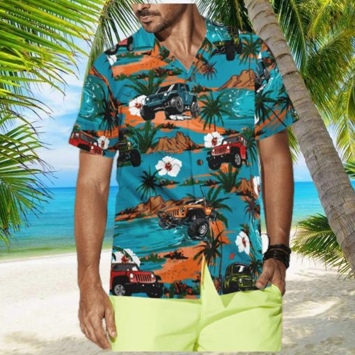 Jeep Car Retro Summer Hawaiian Shirt