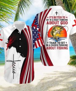 Jesus About God And About Fishing Aloha Hawaiian Shirts