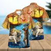 Connecticut Retro Style Travel Summer 3D Hawaiian Shirt