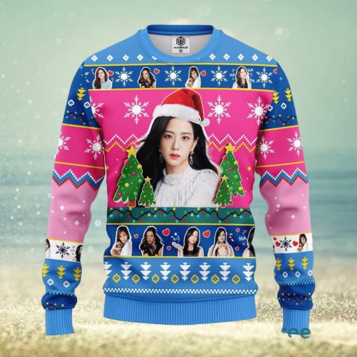 Jisoo Black Pink Thanksgiving Women Mens Ugly Christmas Sweater