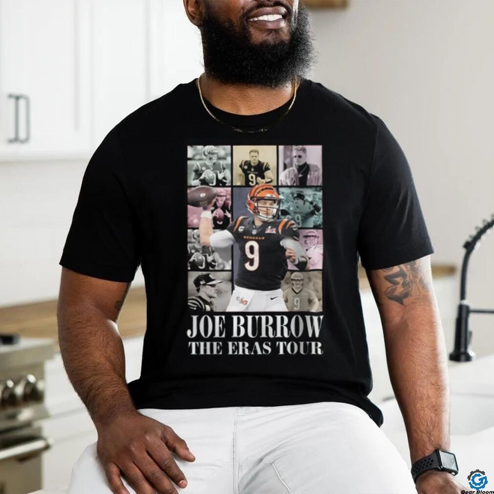 Official number 9 Joe burrow jersey number graphic T-shirt, hoodie,  sweater, long sleeve and tank top
