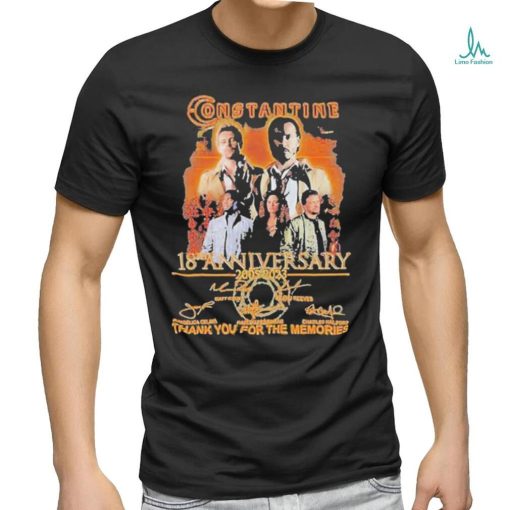 John Wick Constantine 18th Anniversary 2005 2023 Thank You For The Memories T Shirt