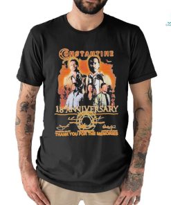 John Wick Constantine 18th Anniversary 2005 2023 Thank You For The Memories T Shirt