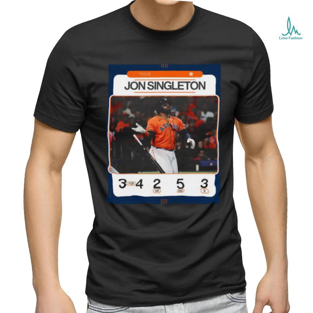 Jon Singleton Houston Astros 3 for 4 2 hr 5 rbi 3r shirt - Limotees