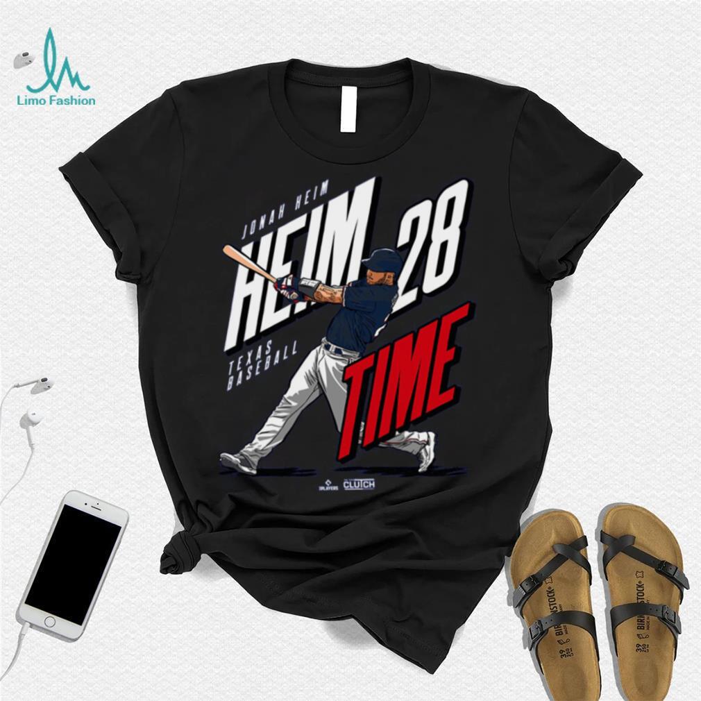 Jonah Heim Time, Adult T-Shirt / Light Blue / Small - MLB - Light Blue - Sports Fan Gear | breakingt