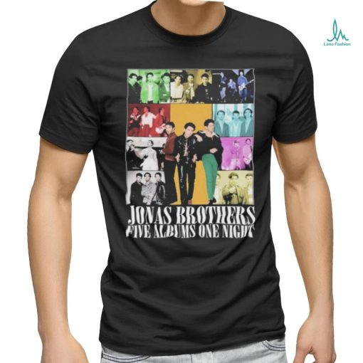 Jonas Brothers Five Albums One Night Unisex T Shirt