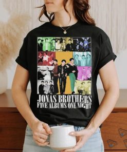 Jonas Brothers Five Albums One Night Unisex T Shirt