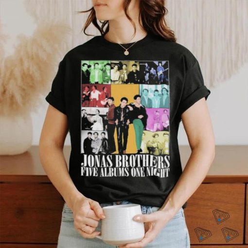 Jonas Brothers Five Albums One Night Unisex T Shirt