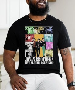 Jonas Brothers Five Albums One Night Unisex T Shirt