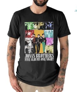 Jonas Brothers Five Albums One Night Unisex T Shirt