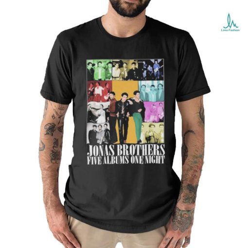 Jonas Brothers Five Albums One Night Unisex T Shirt