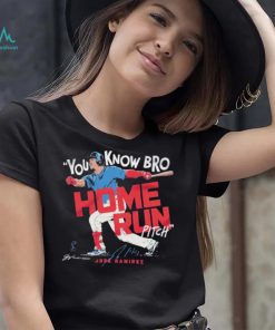 Jose ramirez you know bro home run pitch signature T shirts