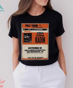 Joshua Radin The Ballroom Thieves October 10 2023 Great American Music Hall San Francisco T shirt