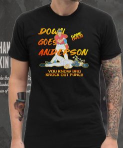 Jos‚ Ram¡rez down goes Anderson shirt