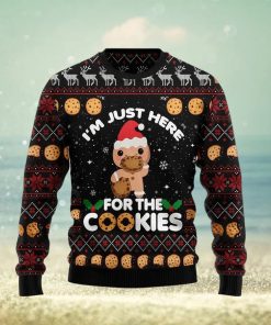 Just Here For The Cookies Ugly Christmas Sweater, Best Christmas Gifts Ideas