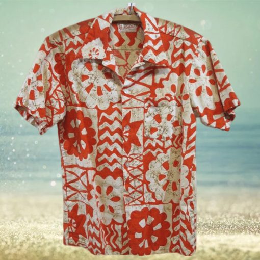 Kahili Fashions Hawaii Aloha Shirt