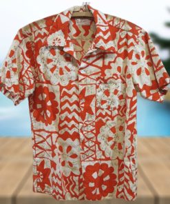 Kahili Fashions Hawaii Aloha Shirt