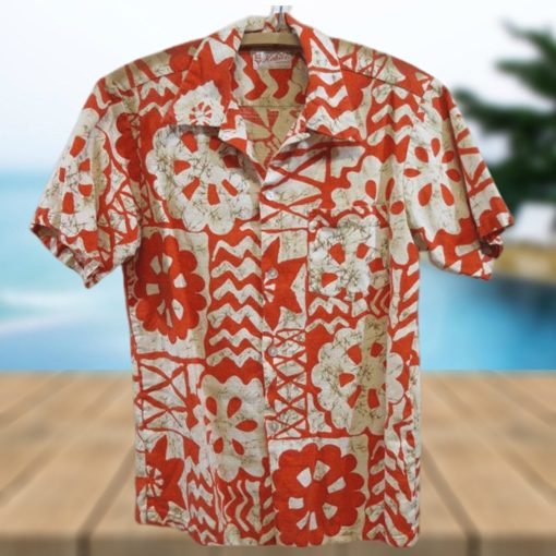 Kahili Fashions Hawaii Aloha Shirt