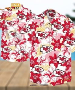 Kansas City Chiefs Hawaiian Shirt Trendy Summer Gift For Sports Dad  Aloha Shirt