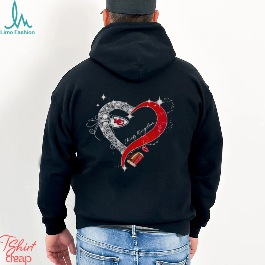 Kansas city Chiefs diamond heart love shirt, hoodie, sweater, long sleeve  and tank top