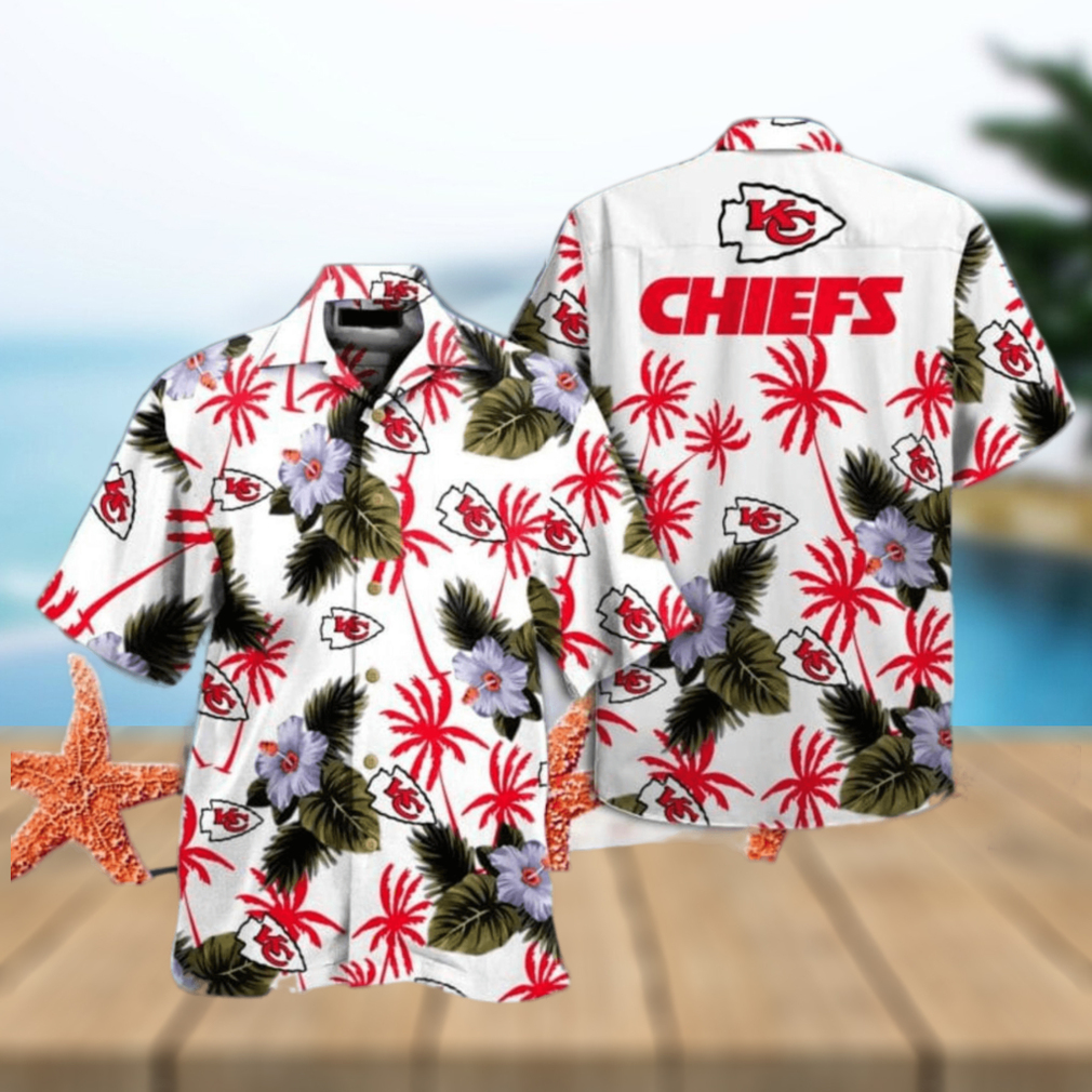 Kansas City Chiefs Summer Tropical Combo Hawaiian Shirt And Short