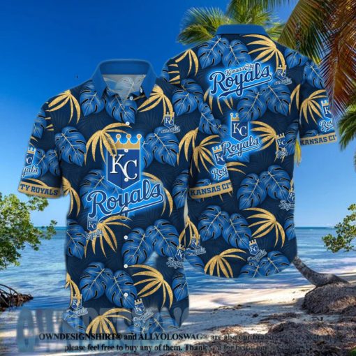 Kansas City Royals MLB Flower Full Print Hawaiian Shirt