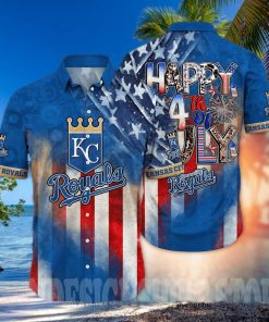 Kansas City Royals MLB Independence Day Unisex Hawaiian Shirt - Limotees