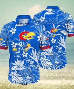 Kansas Jayhawks NCAA Floral All Over Print Unisex Hawaiian Shirt