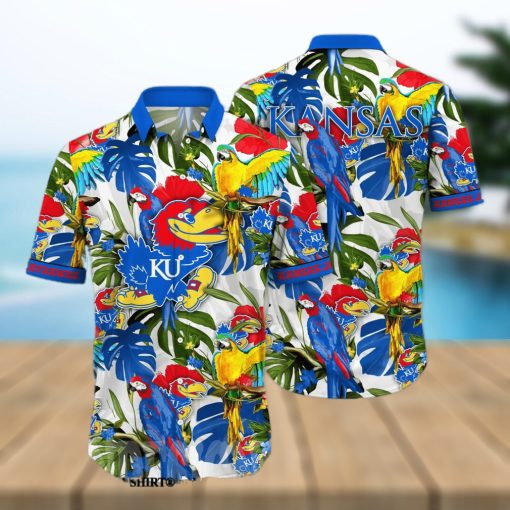 Kansas Jayhawks NCAA Flower Unisex Hawaiian Shirt