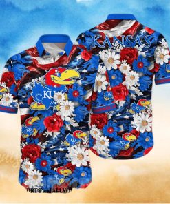 Kansas Jayhawks NCAA Independence Day 3D Full Printed Hawaiian Shirt