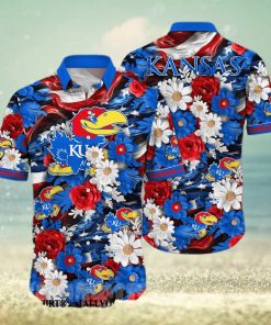 Kansas Jayhawks NCAA Independence Day 3D Full Printed Hawaiian Shirt