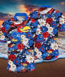 Kansas Jayhawks NCAA Independence Day Unisex Full Printed Hawaiian Shirt