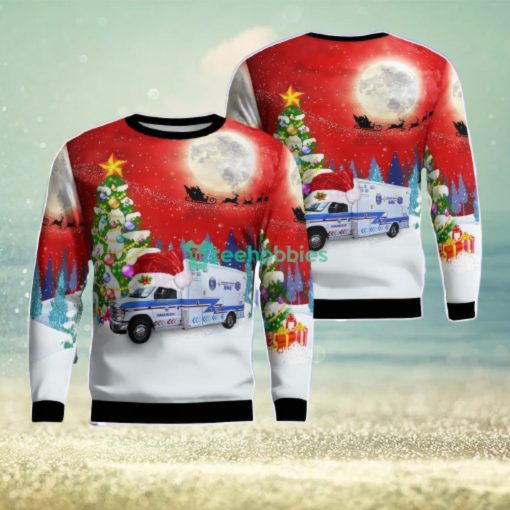 Kansas Sedgwick County EMS Christmas Christmas AOP Ugly Sweater For Men Women