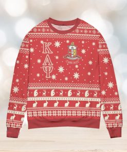 Kappa Alpha Psi Kay Logo Snowflakes Pattern Ugly Christmas Sweater Christmas Gift For Men And Women