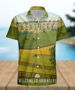 Kentucky Retro Style Travel Summer 3D Hawaiian Shirt Gift For Men And Women Fans