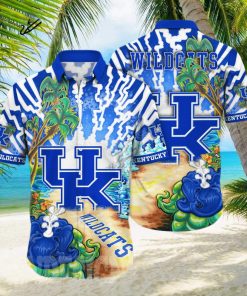 Kentucky Wildcats NCAA Floral Classic Full Printed Hawaiian Shirt