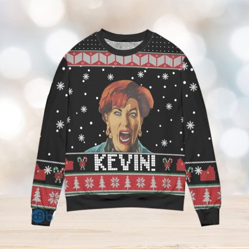 Kevin! Meme Home Alone Snowflake Christmas Pattern Ugly Christmas Sweater Christmas Gift For Men And Women