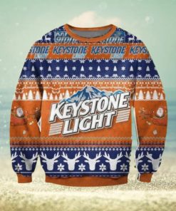 Keystone Light Christmas Ugly Sweater 3D Gift For Men And Women