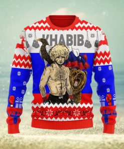 Khabib Nurmagomedov Ugly Christmas Sweater Christmas Gift For Men And Women