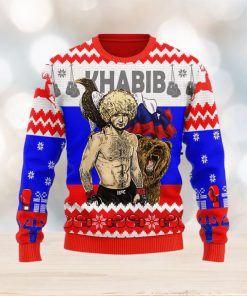 Khabib Nurmagomedov Ugly Christmas Sweater Christmas Gift For Men And Women