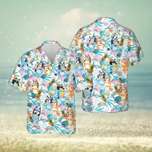 Kids Bluey Hawaiian Shirt