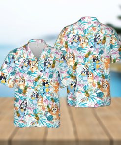 Kids Bluey Hawaiian Shirt