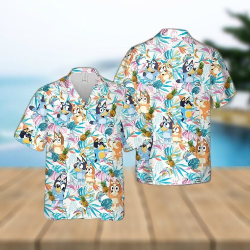 Kids Bluey Hawaiian Shirt