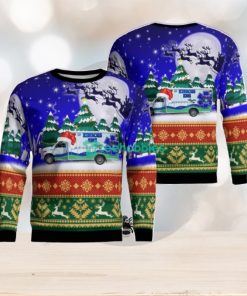 Kinross, Michigan, Kinross EMS Christmas AOP Ugly Sweater For Men Women