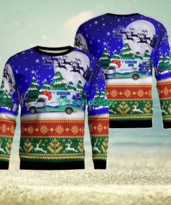 Kinross, Michigan, Kinross EMS Christmas AOP Ugly Sweater For Men Women