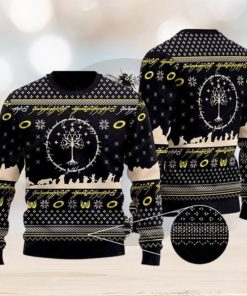 LOTR Ugly Knitted Christmas Sweater Xmas