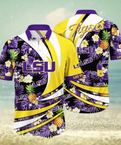 LSU TIGERS NCAA Floral Full Print Classic Hawaiian Shirt