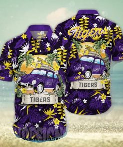 LSU TIGERS NCAA Floral Tropical All Over Printed 3D Hawaiian Shirt