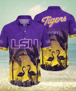 LSU TIGERS NCAA Flower Unisex Hawaiian Shirt